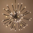 12" Silver Starburst Lighted Branches, Warm White LED, Twinkle