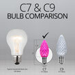 C7 Pink OptiCore LED Bulbs
