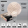 G50 Warm White OptiCore LED Globe Light Bulbs, E12 - Candelabra Base