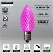 C7 Pink Kringle Traditions LED Bulbs
