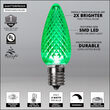 C9 Green Kringle Traditions LED Bulbs