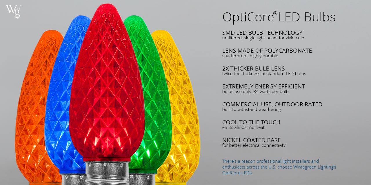 Opticore LED Commercial Christmas Lights