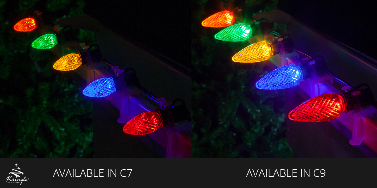 Kringle Traditions C7 & C9 LED Light Bulbs