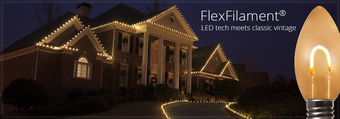 FlexFilament LED Commercial Christmas Lights