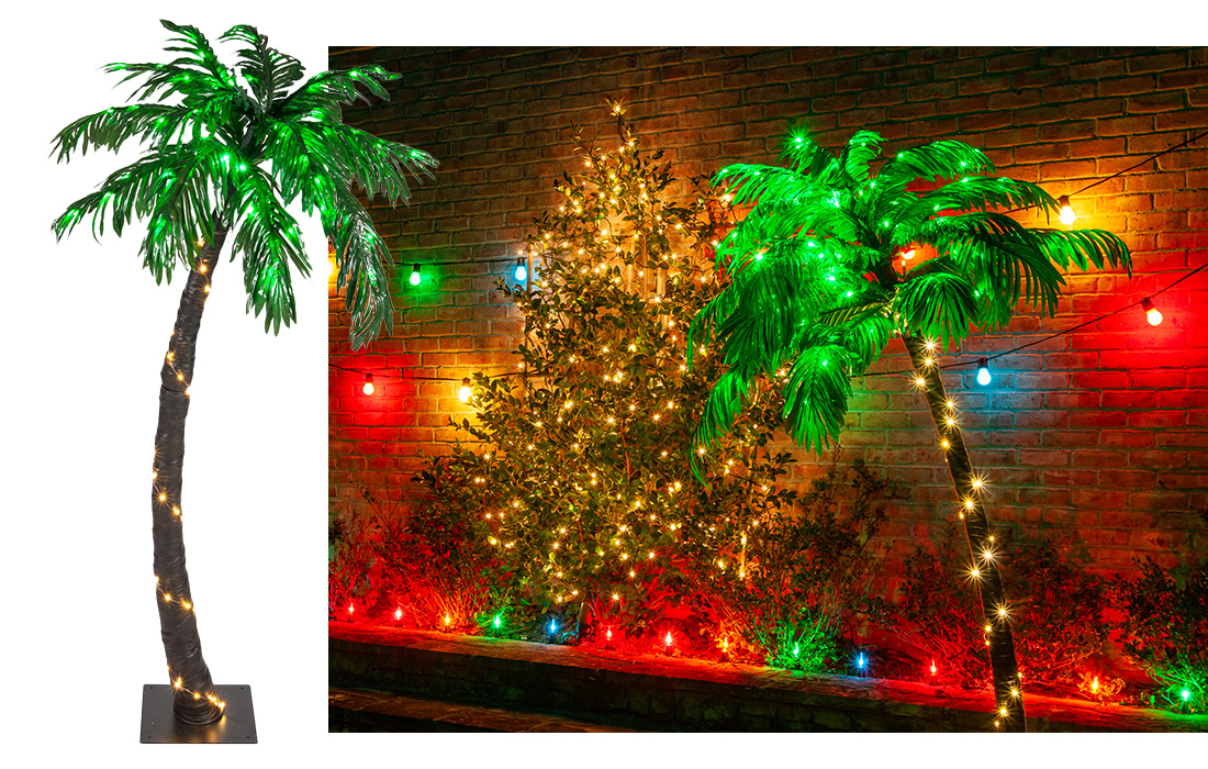 LED Lighted Palm Tree