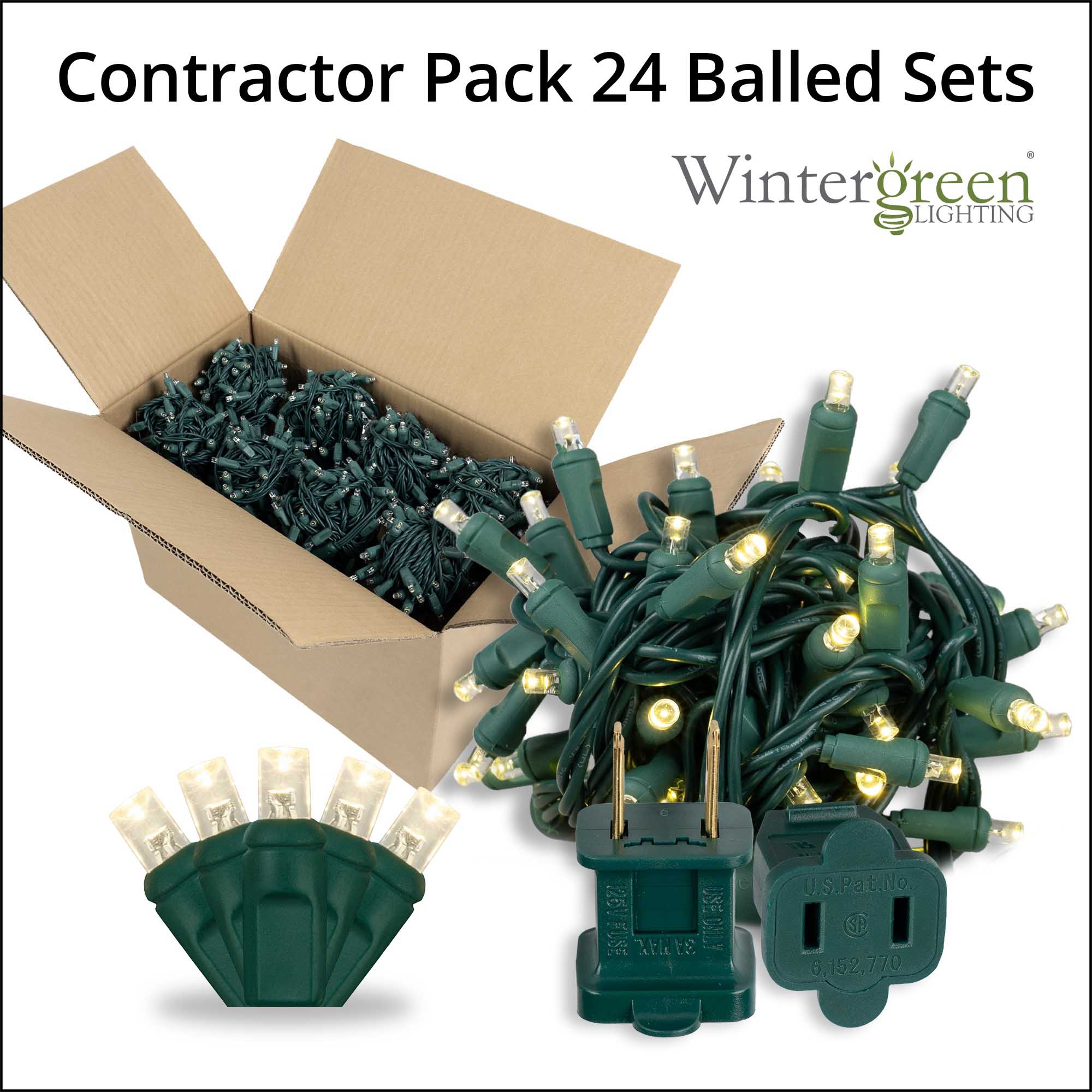 5MM Warm White Contractor Packs