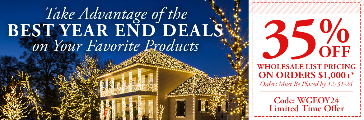 wholesale christmas lights year end sale