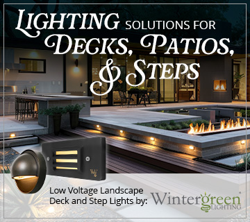 low voltage landscape lighting deck step lights