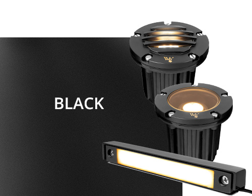 black finish