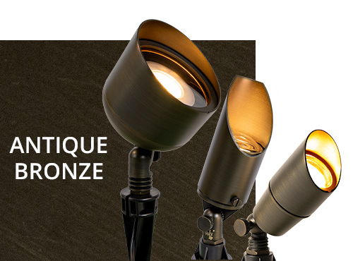 spotlights antique bronze finish