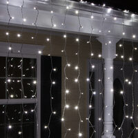 LED Warm White Curtain Lights