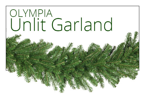 Olympia Pine Unlit Garland