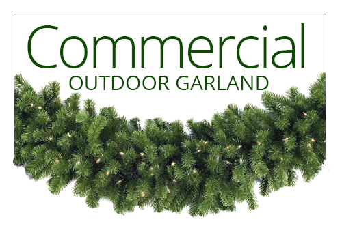 Commercial Outdoor Christmas Garland